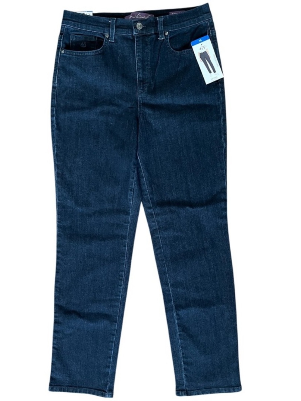 NWT Gloria Vanderbilt Straight Leg Jeans Dark Wash